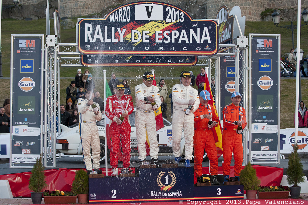 CARLOS SAINZ Y LUIS MOYA, GANAN EL V RALLY ESPAÑA HISTÓRICO.