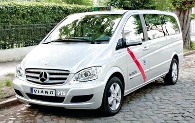 El Mercedes Viano, taxi en Madrid