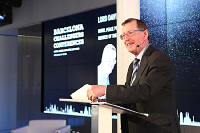 David Trimble, Premio Nobel de la Paz, en el Mazda Space