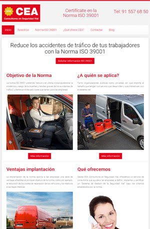 NACE LA WEB WWW.ISO-39001.ES PARA AYUDAR A LAS EMPRESAS A REDUCIR SUS ACCIDENTES DE TRÁFICO