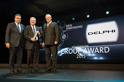 Delphi reconocido por el Grupo Volkswagen