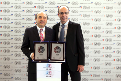 PSA reconoce la excelencia en la fabricación de SKF