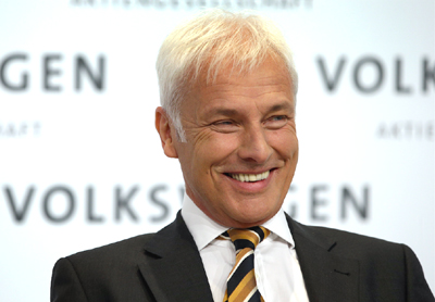 Matthias Müller, nuevo presidente del consejo de administración de Volkswagen
