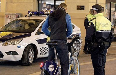 Madrid: alcohotest para ciclistas