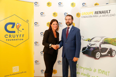 RENAULT FIRMA UN CONVENIO DE COLABORACIÓN CON LA FUNDACIÓN CRUYFF