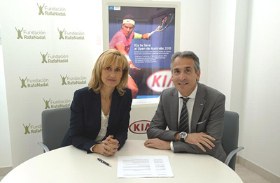 LA FUNDACIÓN RAFA NADAL Y KIA MOTORS IBERIA RENUEVAN SU COLABORACIÓN