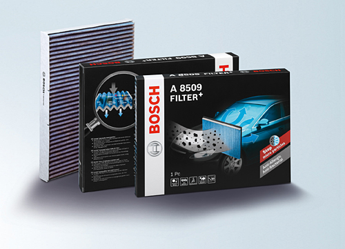 Bosch: Filter+, filtro de habitáculo antialérgico
