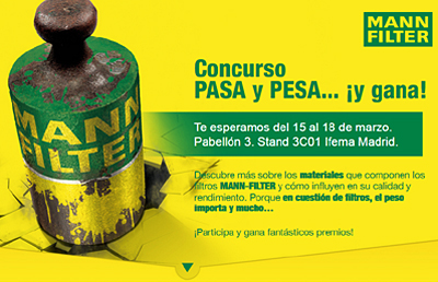 MANN-FILTER reta a los talleres en Motortec