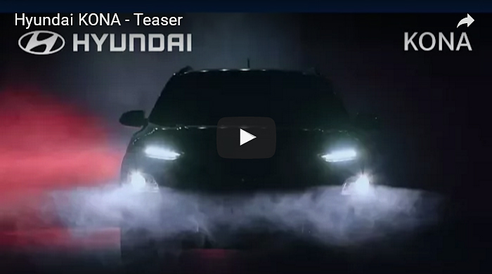 Hyundai Kona, primer vídeo «teaser»