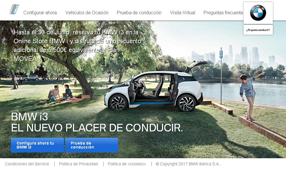 Ya se puede comprar «on line» un BMW i