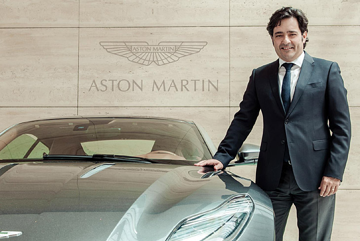 Enrique Lorenzana, director comercial en Aston Martin