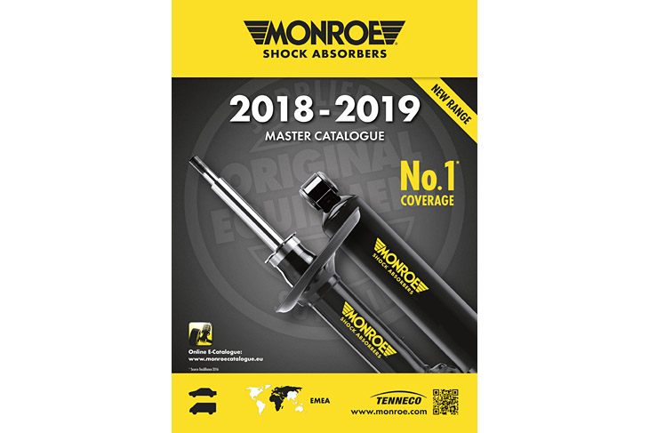 Tenneco: catálogo de amortiguadores Monroe 2018/19
