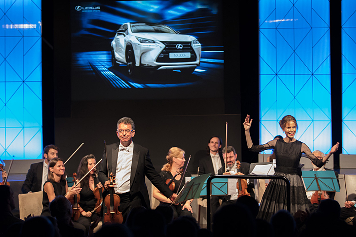 Inma Shara en los Premios Excelencia Lexus de la Música