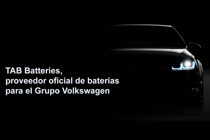 TAB Batteries, proveedor oficial de primer equipo para el Grupo Volkswagen