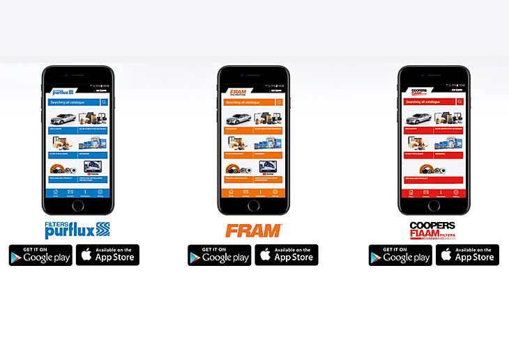 Sogefi: nuevas funciones en sus Apps para el Aftermarket