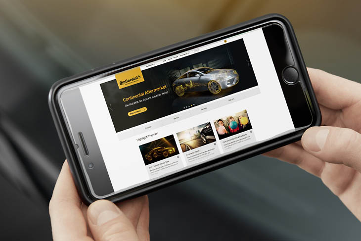 Continental lanza una Web para el mercado de posventa