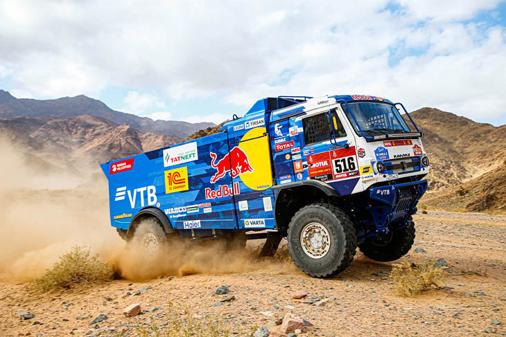 Los KAMAZ, con baterías VARTA AGM de Clarios