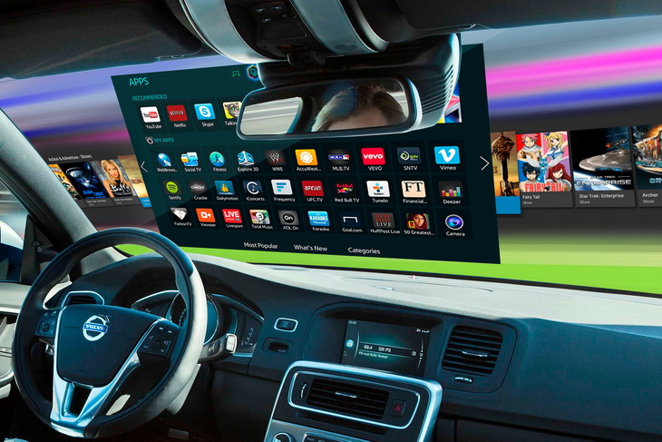 El parabrisas: pantalla al futuro