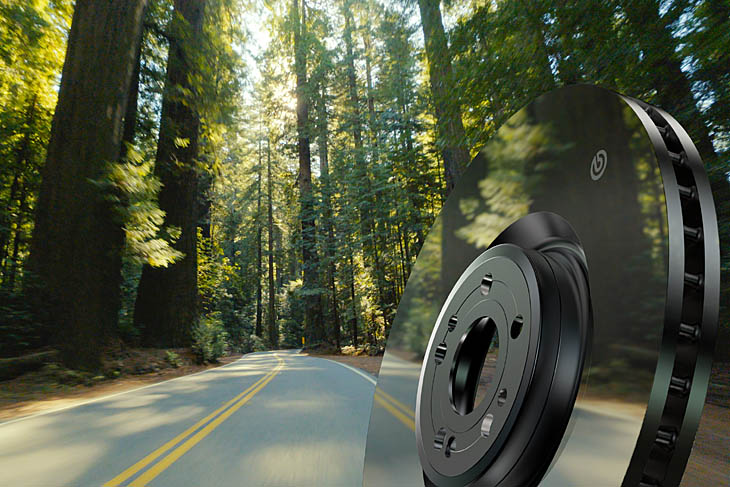 Disco de freno Brembo Greentive: reduce el polvo de las pastillas