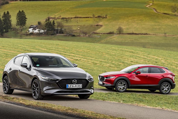 Mazda3 y CX-30 con tecnología e-Skyactiv X (Primera prueba)