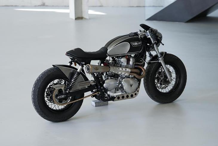 Esta Tamarit con motor Triumph se puede alquilar con MotoShare