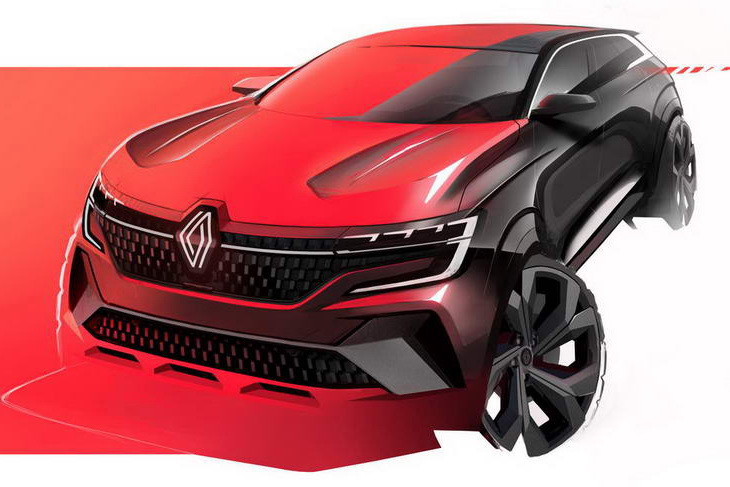Renault Austral: nuevos bocetos de diseño