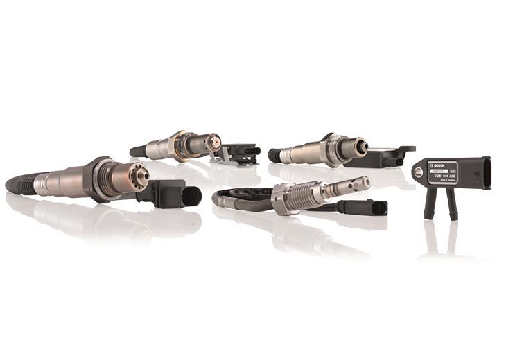 Bosch: nuevos sensores de temperatura de gases de escape y de NOx