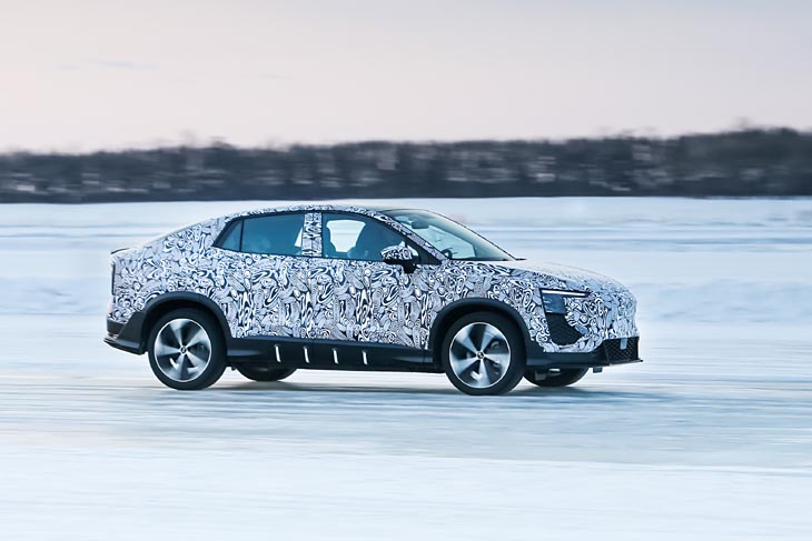 El Aiways U6 eléctrico se prueba bajo frio extremo