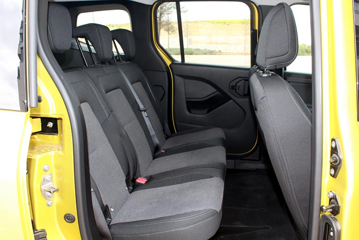Prueba Mercedes-Benz Citan 110 CDI Tourer 2022 asientos traseros