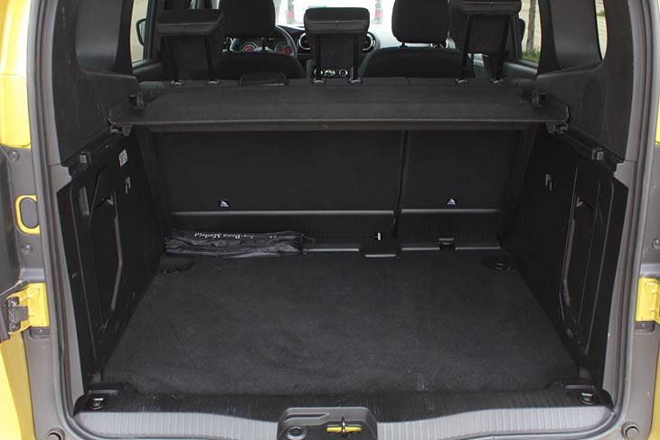 Prueba Mercedes-Benz Citan 110 CDI Tourer 2022 maletero-carga