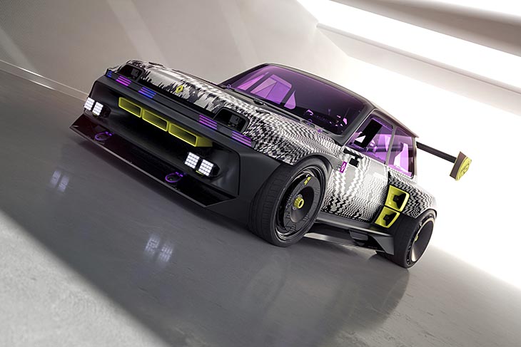 Renault R5 Turbo 3E: un show car experto en drifts