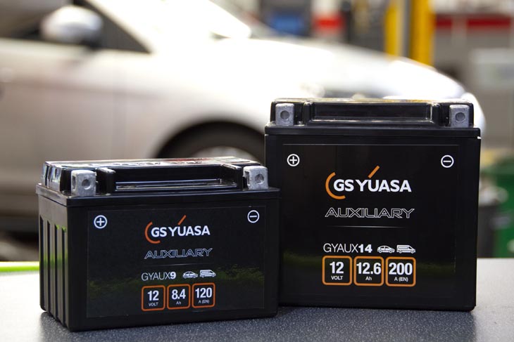 Batería auxiliar GS Yuasa GYAUX9 para Volvo