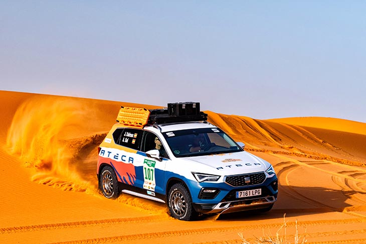 Probamos el Seat Ateca Marathon: el apoyo en el RallyClassics África