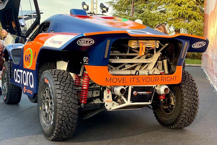 El astara Team se presenta para el Dakar 2024