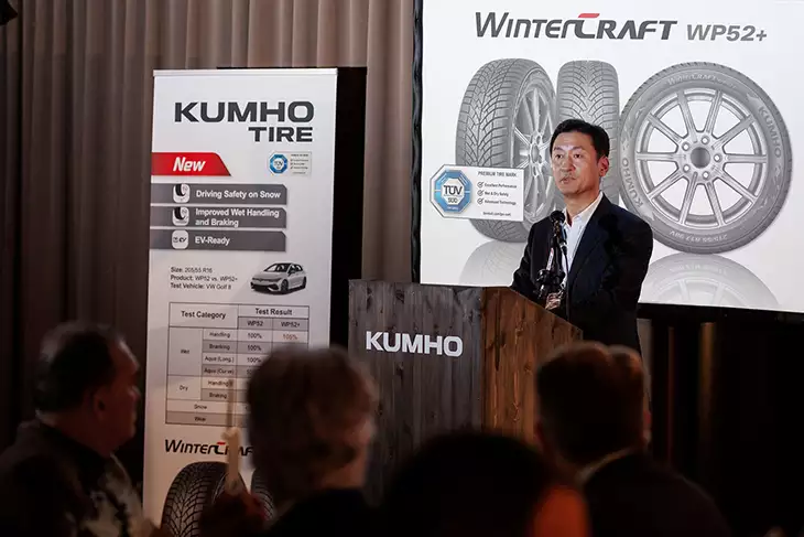 Kumho WinterCraft WP52+: el nuevo neumático de invierno debuta en Suecia