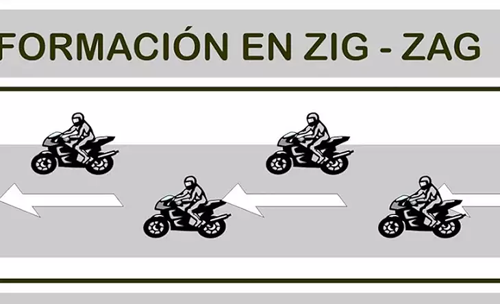 Conducción segura de motos en grupo