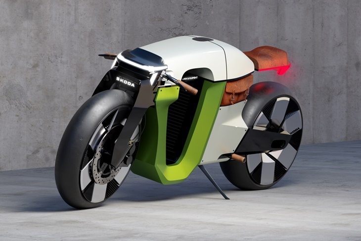 Skoda Slavia B Concept: ¿homenaje o regreso a las motos?
