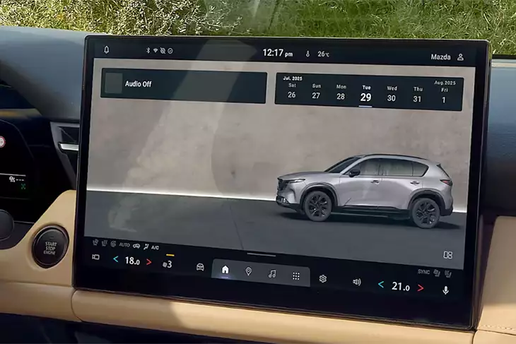 Mazda CX-5 2026: más grande y tecnológico