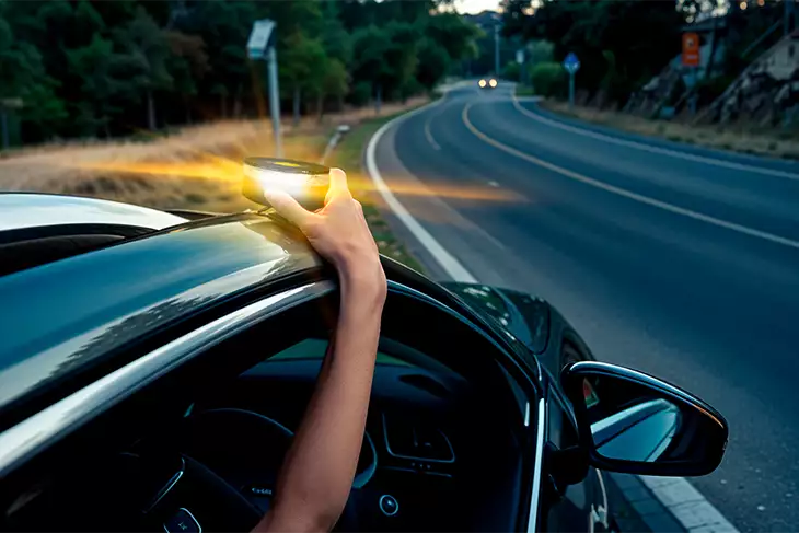 Baliza V-16 conectada: cuenta atrás para su obligatoriedad