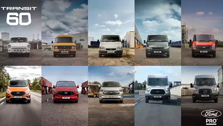 La Ford Transit cumple 60 años