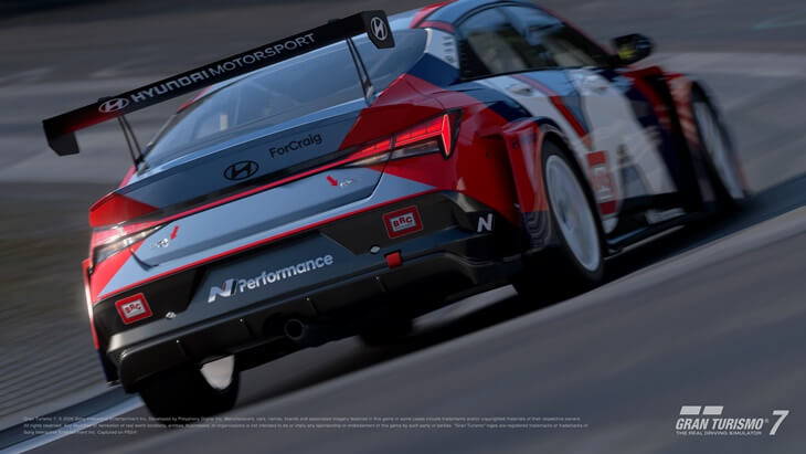 Hyundai Elantra N TCR: se estrena en el GRAN TURISMO 7
