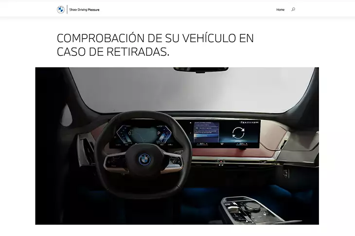 BMW llama a revisión a 575.000 vehículos por el motor de arranque