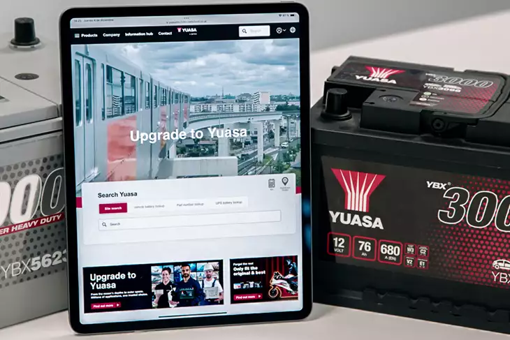 La nueva web de GS Yuasa elogiada por los profesionales del sector