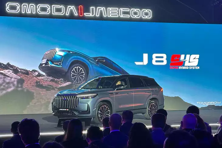 JAECOO 8 SHS: nuevo buque insignia