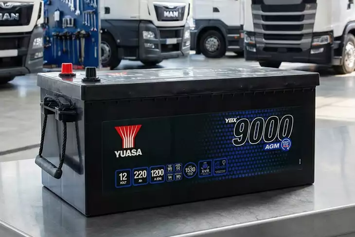 Yuasa YBX9625: la batería AGM para vehículos comerciales y VI