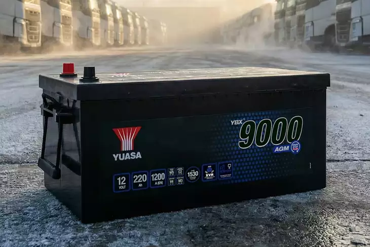 Yuasa YBX9625: la batería AGM para vehículos comerciales