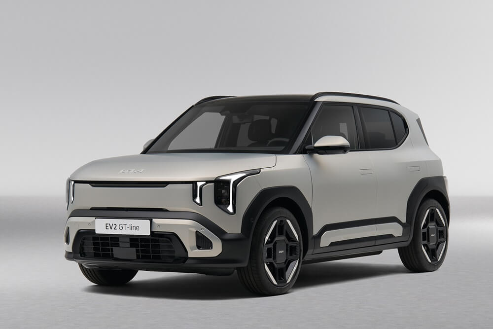 Kia EV2: nuevas variantes Black Line, GT-Line y la batería de largo alcance