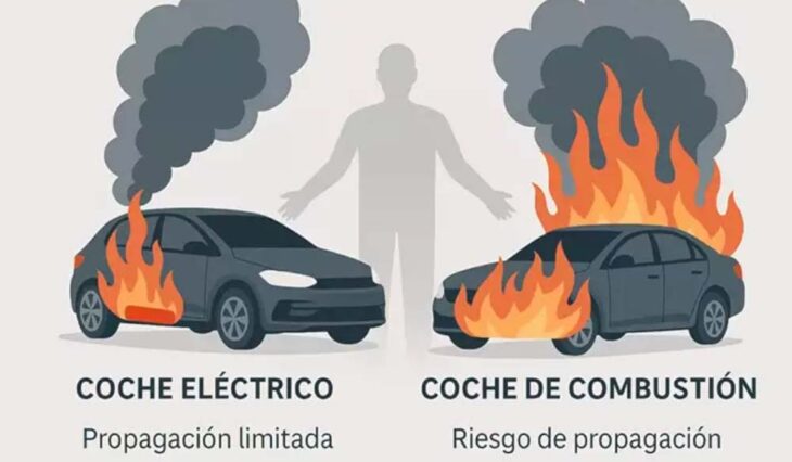 Qué hacer ante un incendio en un coche eléctrico