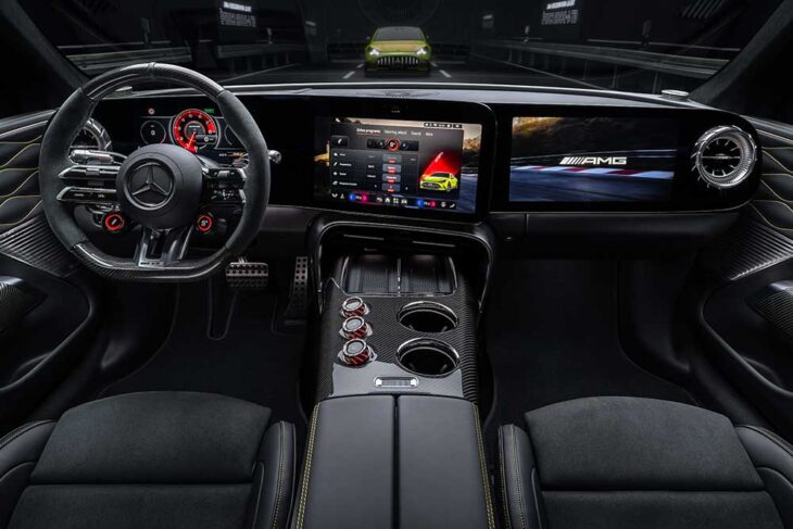 Mercedes-AMG GT 4 puertas Coupé 2026: electrificado con hasta 1.169 CV